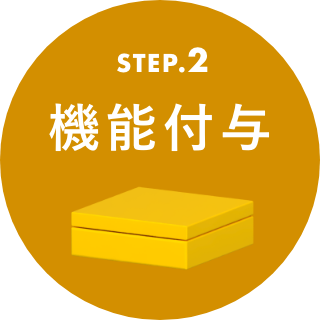 STEP.2 機能付与