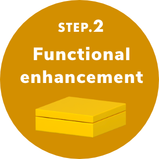 STEP.2 Functional enhancement