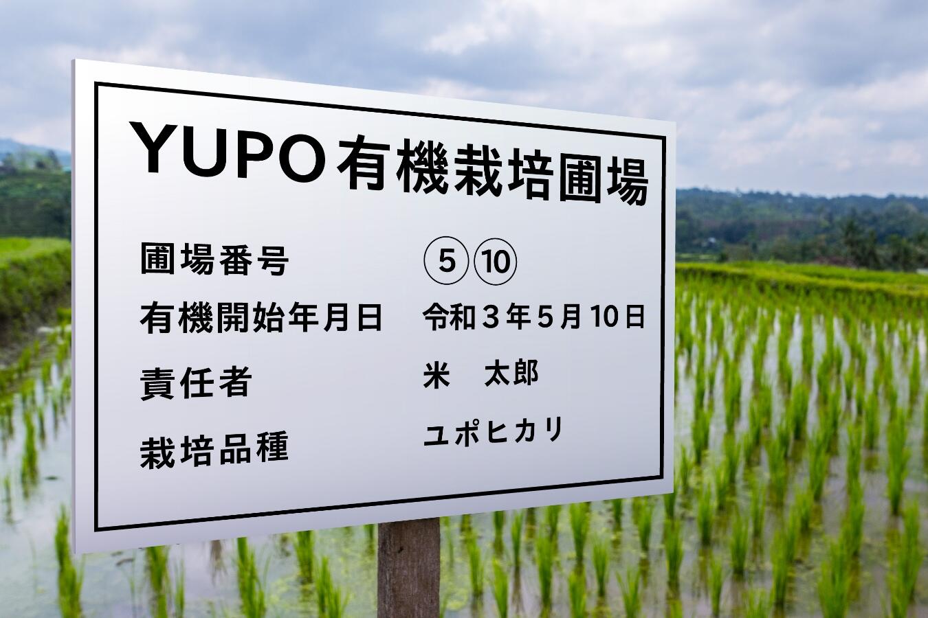 雨風や汚れに強いユポで、屋外でも高い視認性と耐久性を実現します。